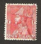 Stamps New Zealand -  george V