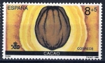 Stamps Spain -  V centenario del Descubimiento de América. Encuentro de dos Mundos.Cacao.