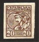 Stamps Europe - Ukraine -  40 - trabajador