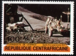 Sellos de Africa - Rep Centroafricana -  Centroafrica 1981: Apolo 15 y rover lunar