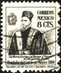 Stamps Mexico -  Virrey Martín Enríquez de Almanza organizó el servicio del Correo Mayor de Nueva España en 1580.