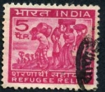 Sellos de Asia - India -  Refugiados