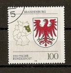 Sellos de Europa - Alemania -  Escudos de Alemania. Federal  (DBP)./Brandenburg.