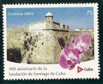 Stamps Cuba -  Castillo de S.Pedro de la Roca en Santiago