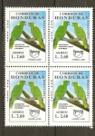 Stamps Honduras -  AMAZONA  AUROPALLIATA