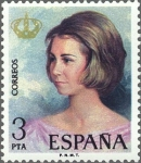 Sellos de Europa - Espaa -  ESPAÑA 1975 2303 Sello Nuevo Reyes de España Dª Sofia Yvert1949 c/señal Charnela