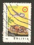 Stamps Bolivia -  223 - Homenaje a las fuerzas armadas de la nacion (vinculacion con el oriente)