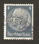 Stamps Germany -  mariscal hindenburg