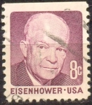 Stamps United States -  EISENHOWER-USA