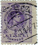 Stamps Spain -  Alfonso XIII