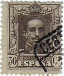 Stamps Spain -  Alfonso XIII