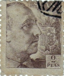 Stamps Spain -  Efigie del gral.Franco