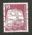 Stamps Germany -  696 - ferrocarril