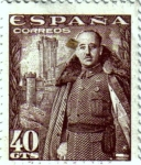 Sellos del Mundo : Europe : Spain : Franco Castillo de la Mota