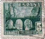 Stamps Spain -  Centenario del ferrocarril