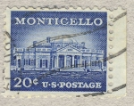 Stamps United States -  Monticello