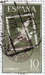 Stamps Spain -  Día mundial del sello 1961