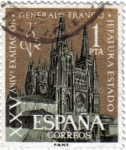 Stamps Spain -  XXV Aniversario la exaltación del general Franco