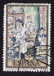 Stamps Spain -  decoradores de caretas