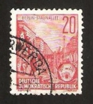 Stamps Germany -  191 - Avenida Stalin en Berlin