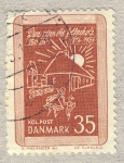 Stamps Denmark -  150 aniversario escuela danesa