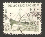 Stamps Germany -  barco de pesca, chalupa