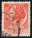 Sellos de Europa - Italia -  Moneda