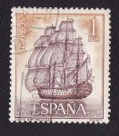 Stamps Spain -  Navio Sma.Trinidad