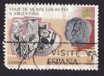 Stamps Spain -  Viaje de SS MM los Reyes Argentina