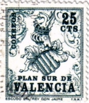 Sellos de Europa - Espaa -  Valencia. Escudos 1963