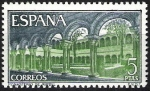 Sellos de Europa - Espa�a -  Monasterio de Santa María de Ripoll. Claustro.