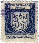 Stamps Morocco -  Protectorado Español en Marruecos. Pro mutilados Africa
