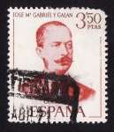 Stamps Spain -  Jose Mª Gabriel y Galan