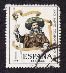 Stamps Spain -  AÑO SANTO COMPOSTELANO