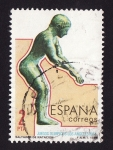 Stamps Spain -  Saltador de Nataciòn