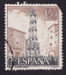 Stamps Spain -  Castellers