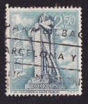 Stamps Spain -  Monumento a Colon ( Huelva )