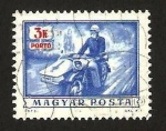 Stamps Hungary -  Moto con sidecar