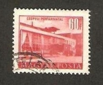 Stamps Hungary -  edificio de correos csepel