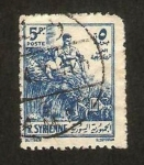 Stamps Syria -  trabadores del campo