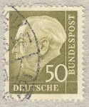 Sellos de Europa - Alemania -  70 anniv. Presidente Th. Heuß