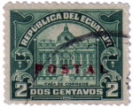 Stamps Ecuador -  Casa de correos. República del Ecuador