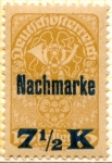 Stamps : Europe : Austria :  Nachmarke