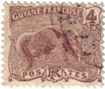 Sellos del Mundo : America : French_Guiana : Flora y fauna de la Guayana Francesa.