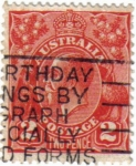 Stamps Australia -  Jorge V. Australia