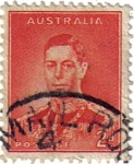 Stamps Australia -  Jorge VI. Australia