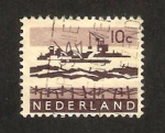 Stamps Netherlands -  Dragando en el delta