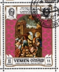 Sellos de Asia - Yemen -  1969 Vida de Cristo: Pasquale Ottino, 