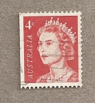 Stamps Australia -  Isabel II