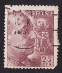 Stamps Spain -  Francisco Franco